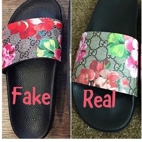 gucci bloom slides real vs fake|gucci slides are real.